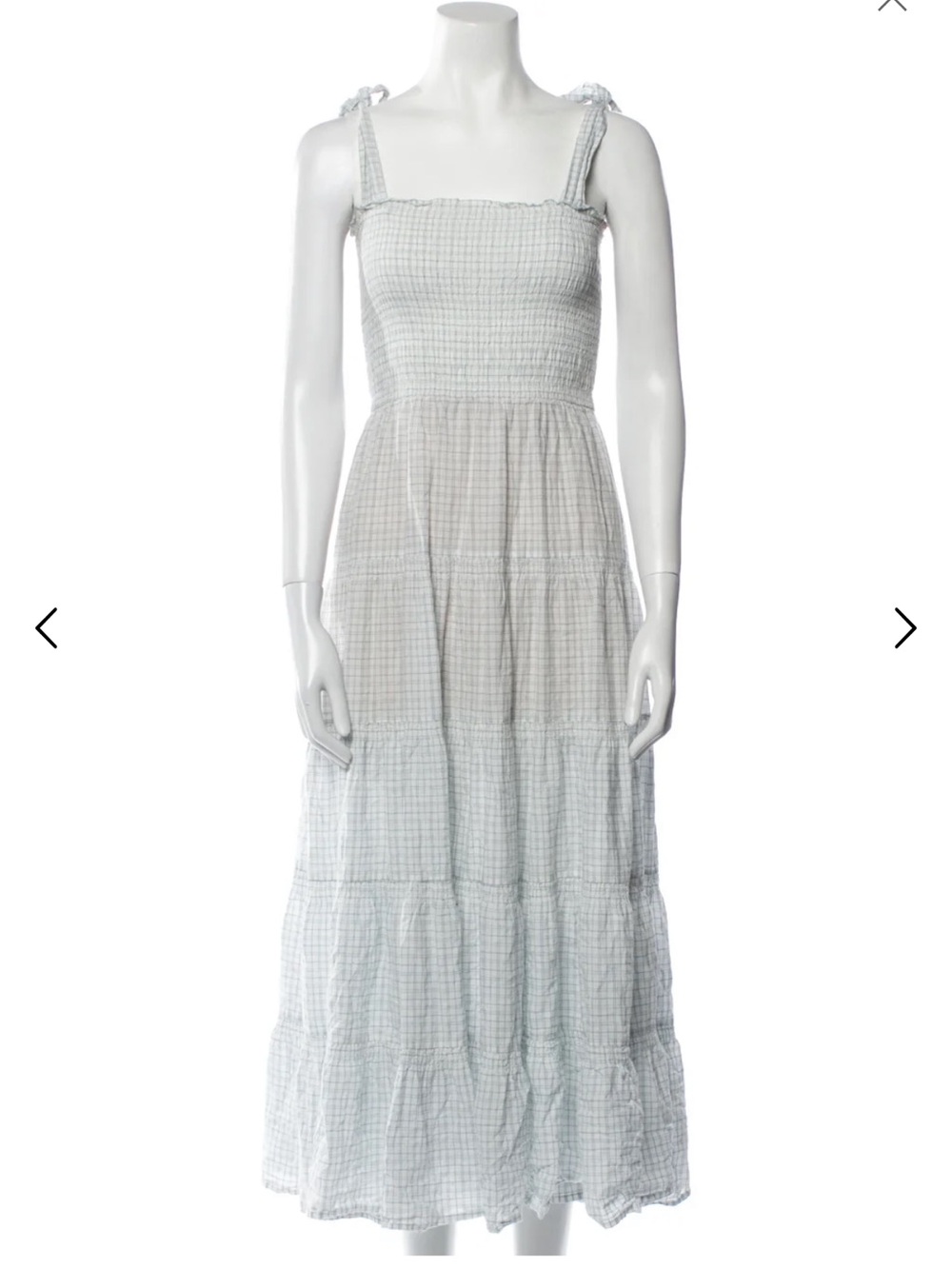 Doen Plaid Long Dress